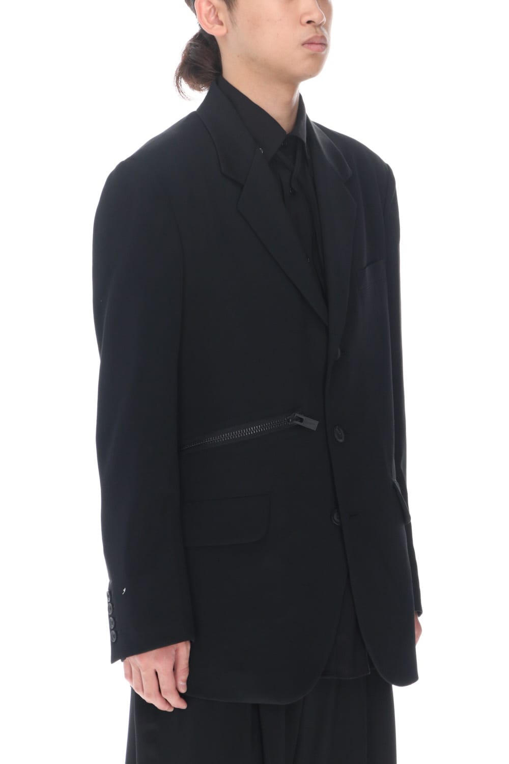 右脇ファスナーあき ジャケット