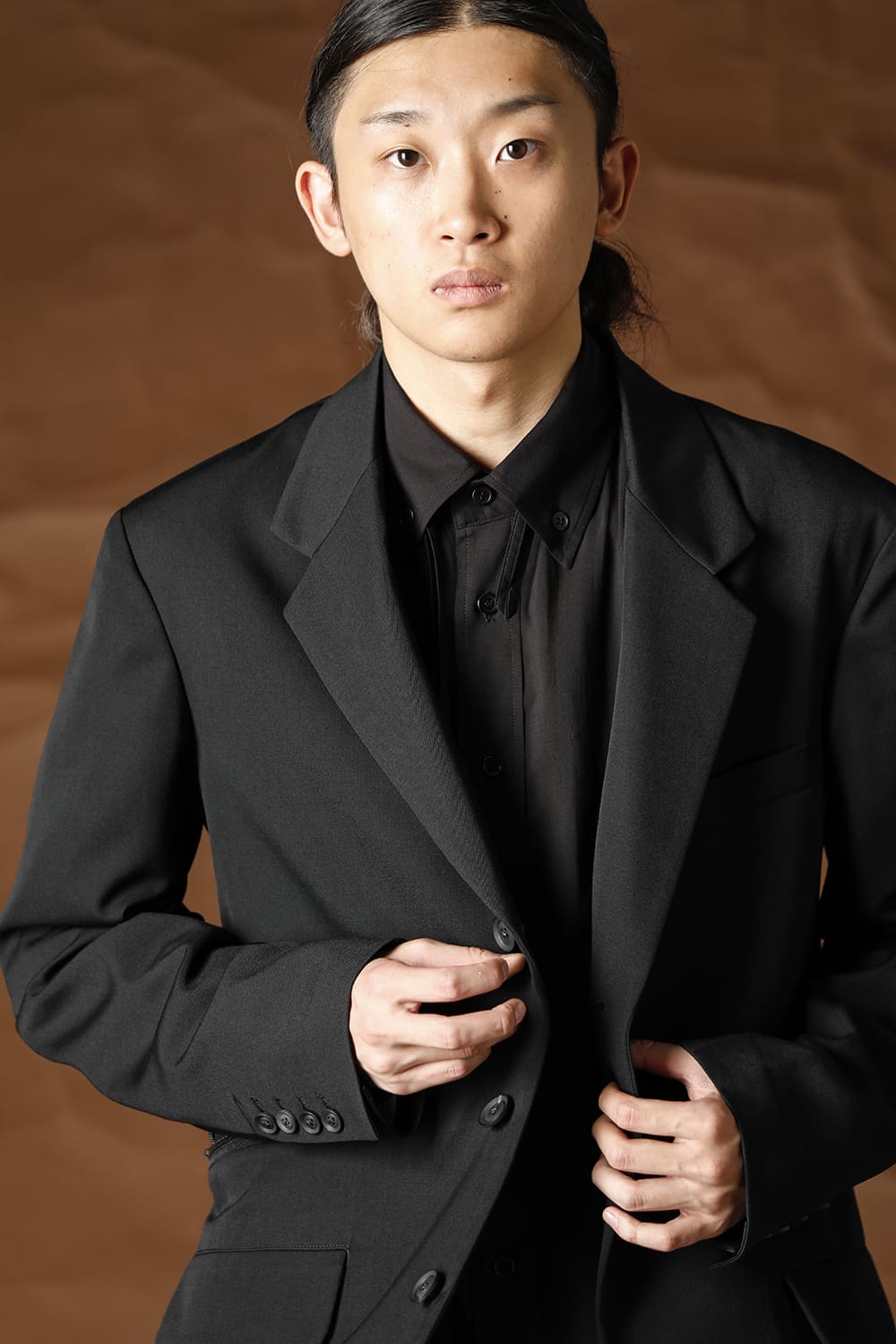 右脇ファスナーあき ジャケット