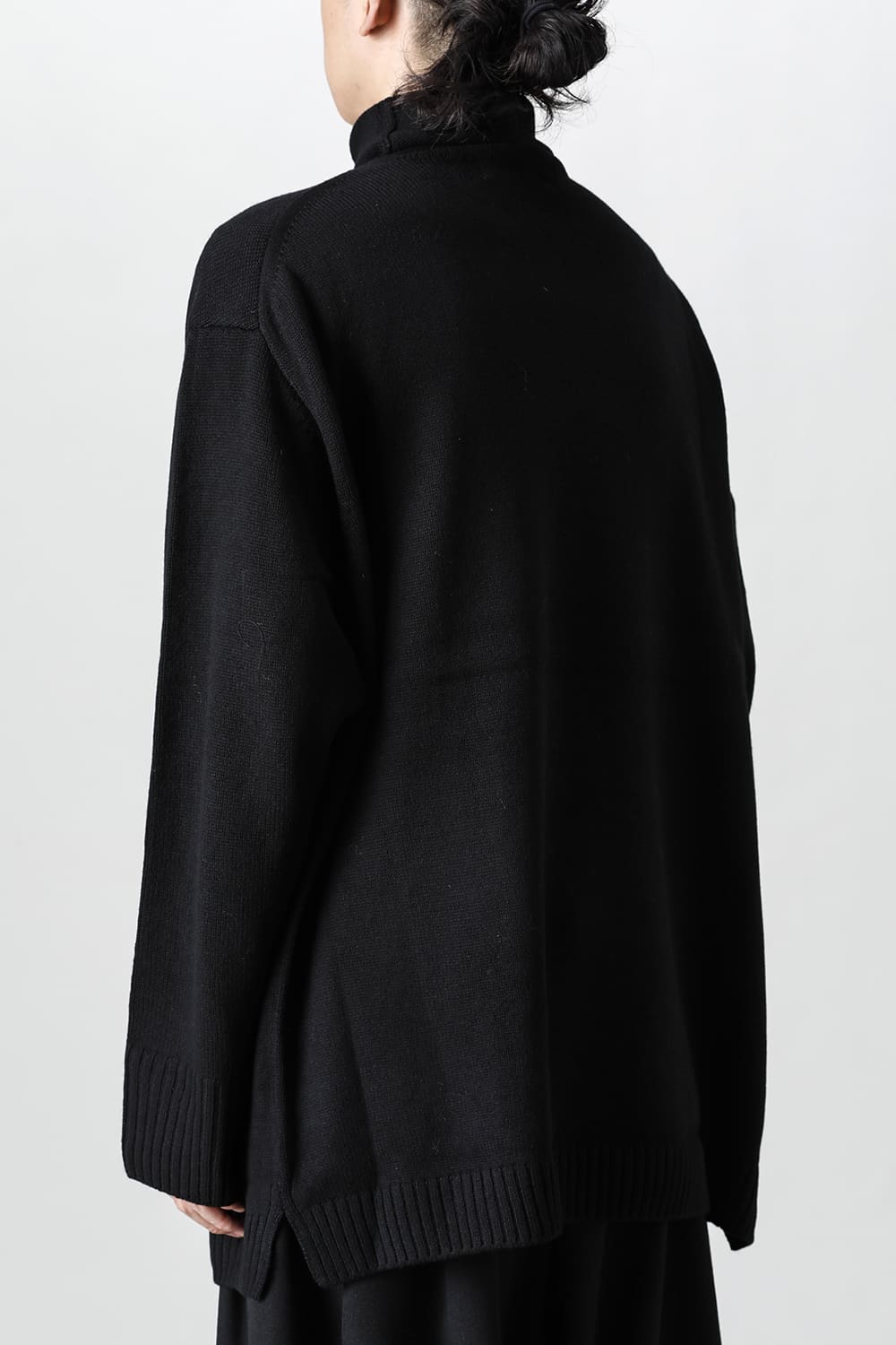 Floral pattern Turtleneck Long sleeve Knit