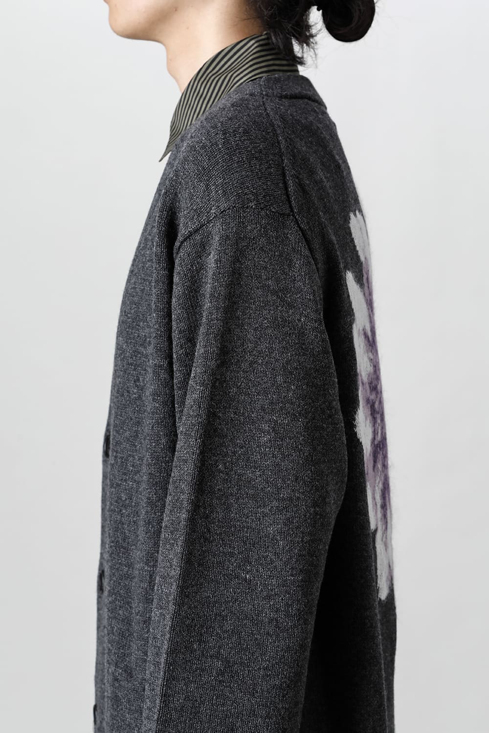 花柄ロングカーディガン