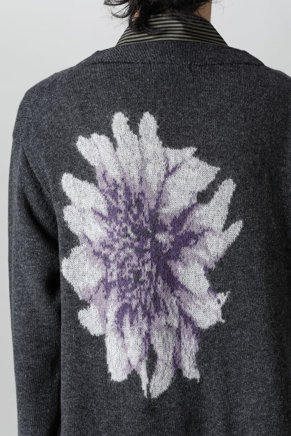 花柄ロングカーディガン