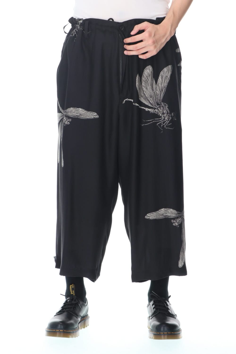 トンボ ブラックプリントパンツ