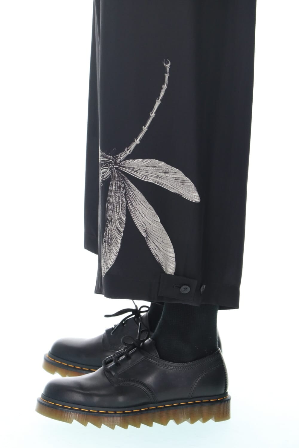 トンボ ブラックプリントパンツ