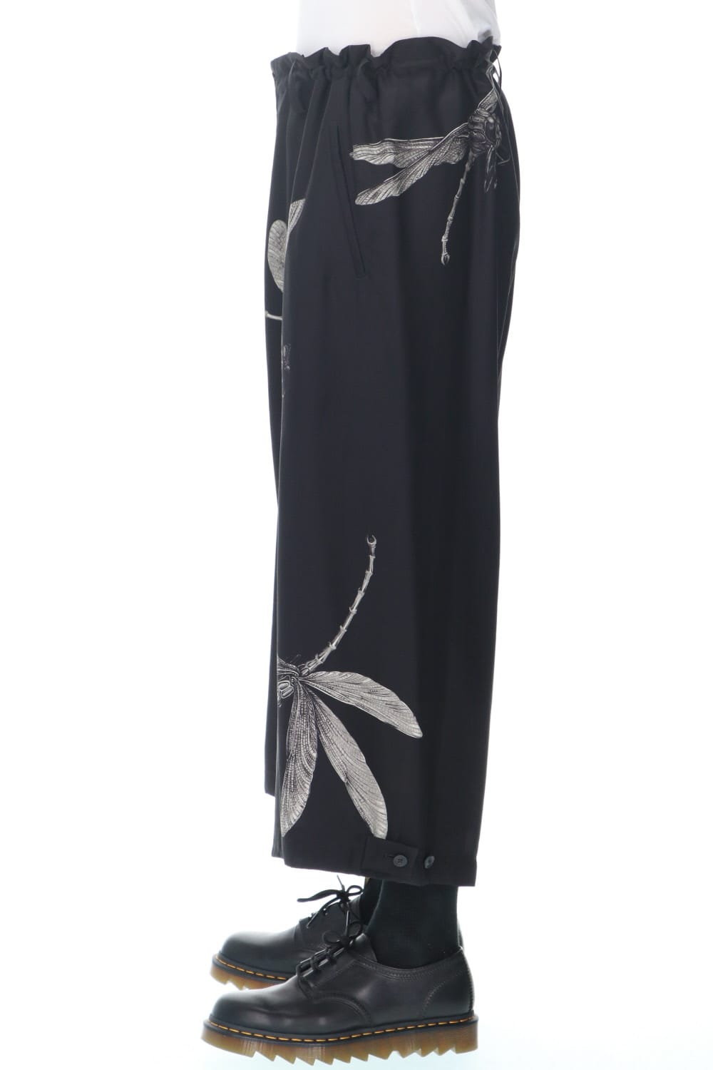 トンボ ブラックプリントパンツ