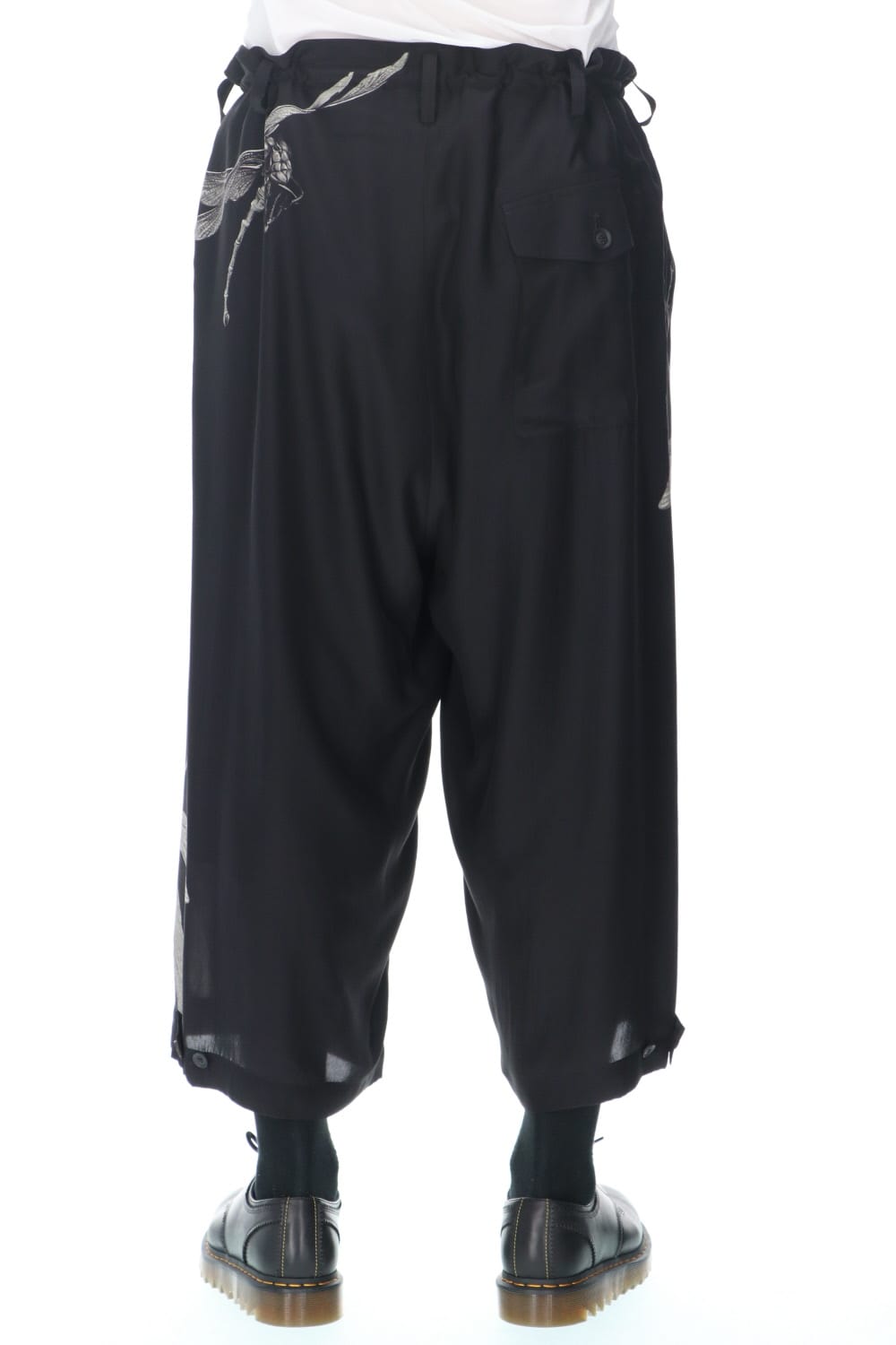 トンボ ブラックプリントパンツ