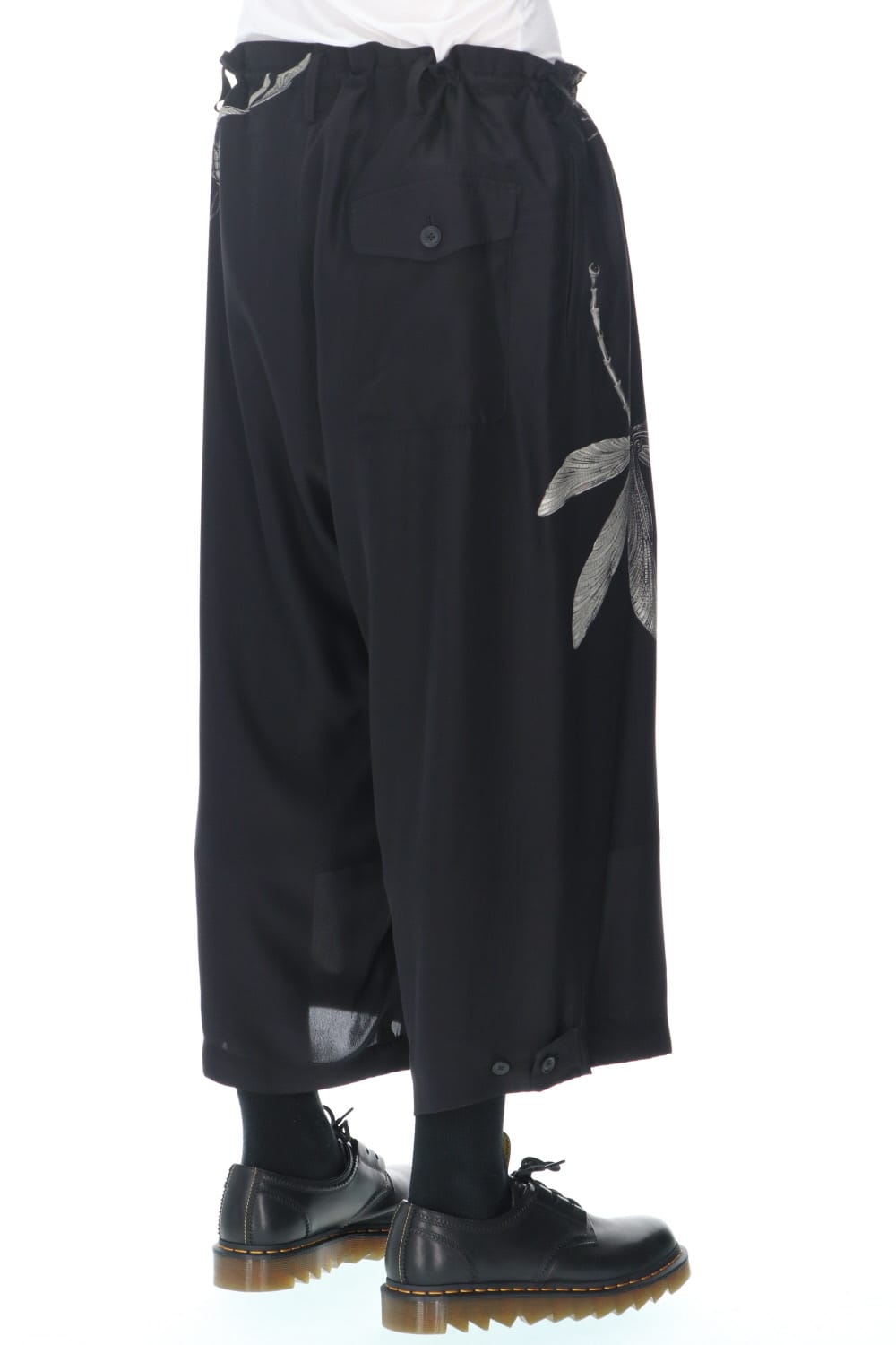 トンボ ブラックプリントパンツ