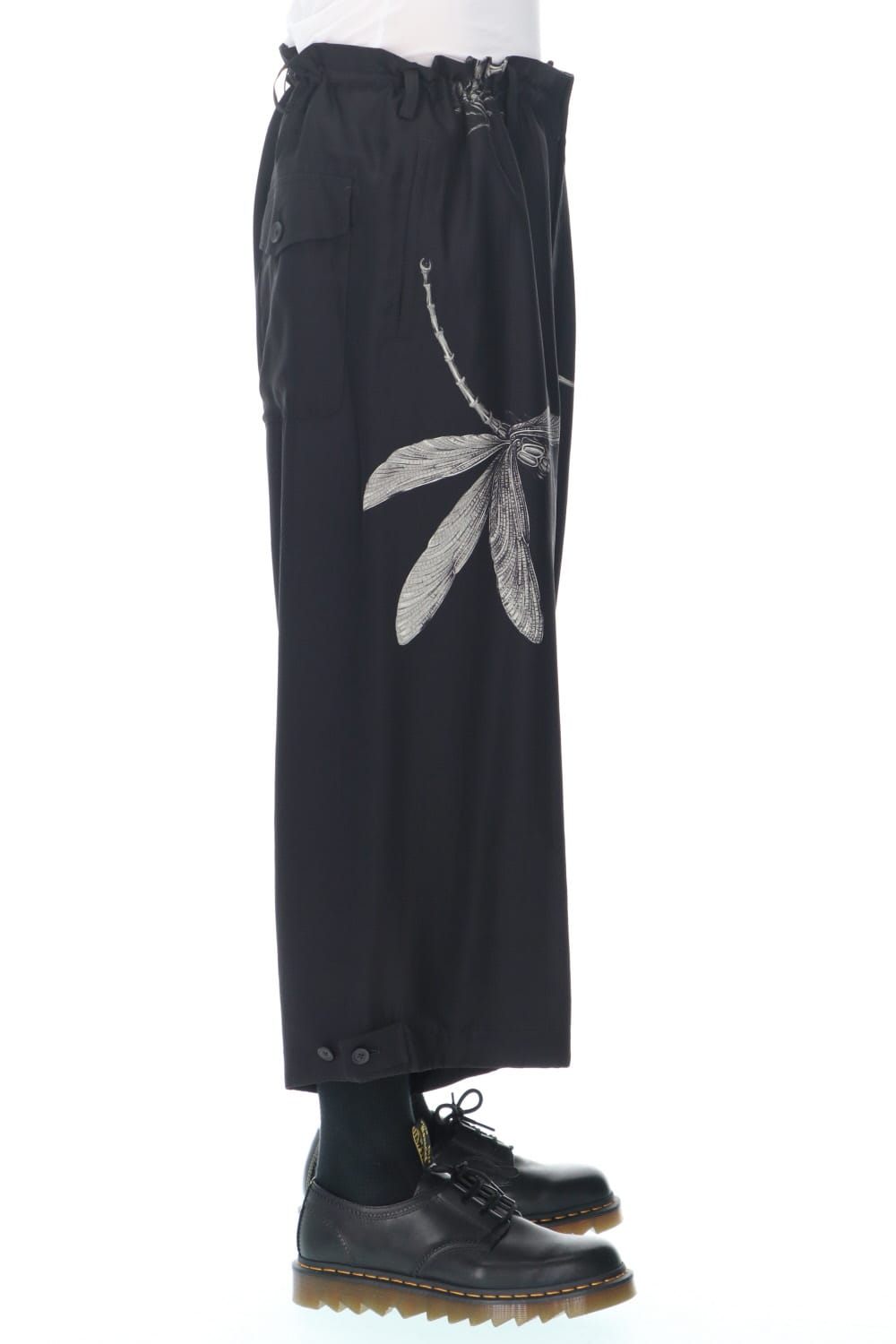 トンボ ブラックプリントパンツ