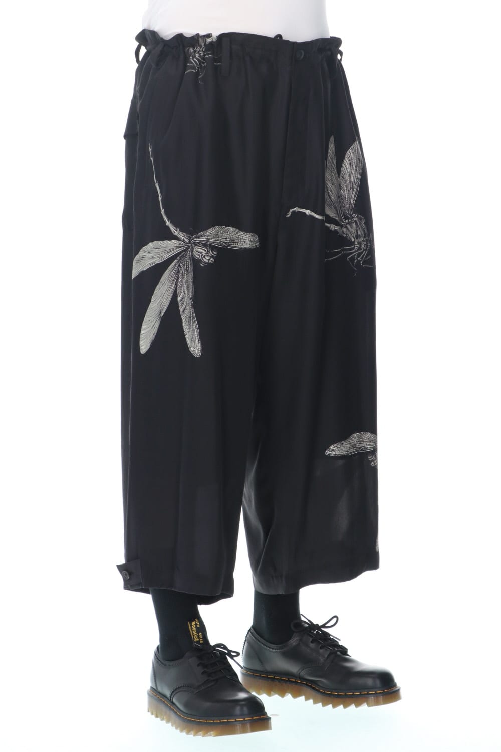 トンボ ブラックプリントパンツ