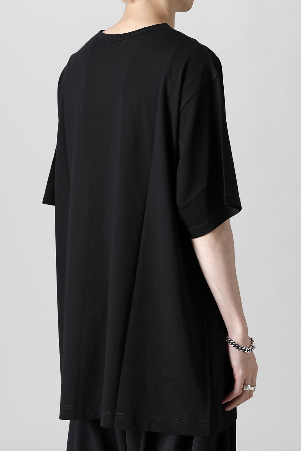 New Round neck Short sleeve T-shirt Black