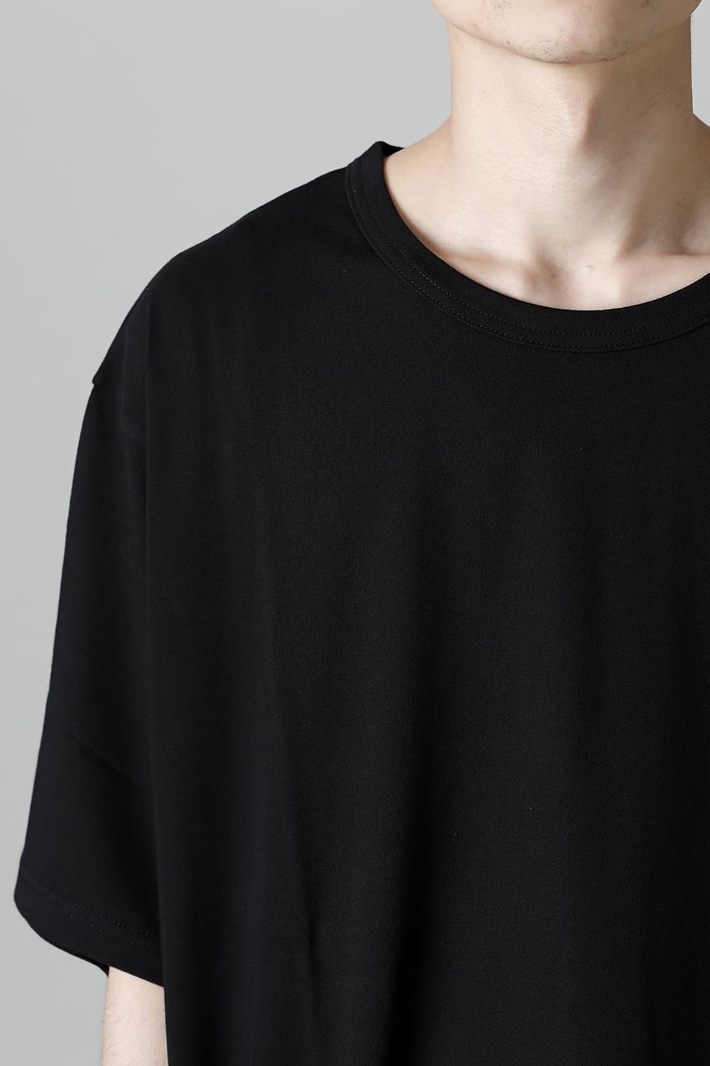 New Round neck Short sleeve T-shirt Black