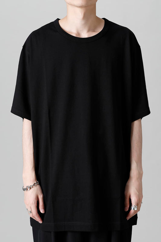 New Round neck Short sleeve T-shirt Black
