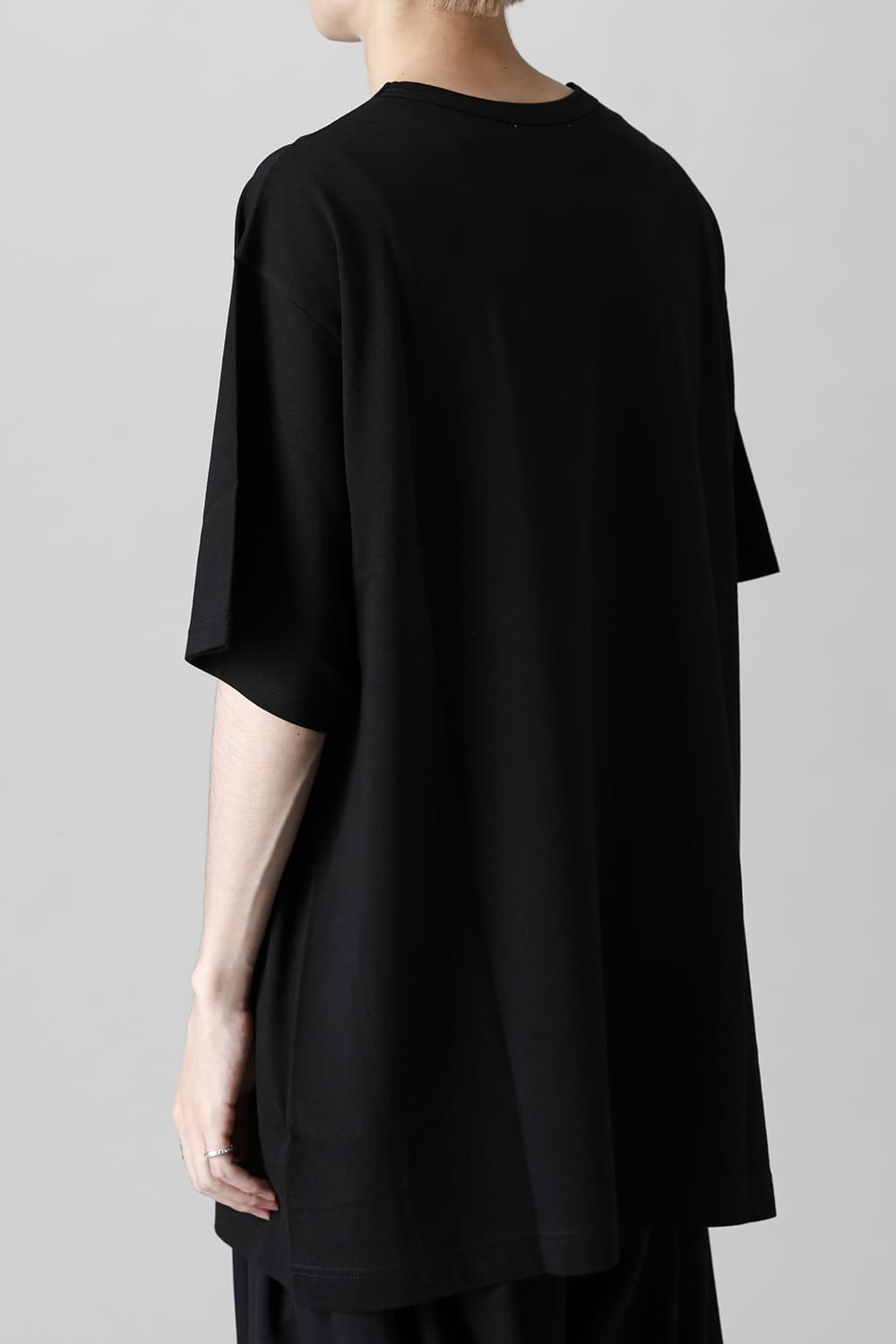 New Round neck Short sleeve T-shirt Black