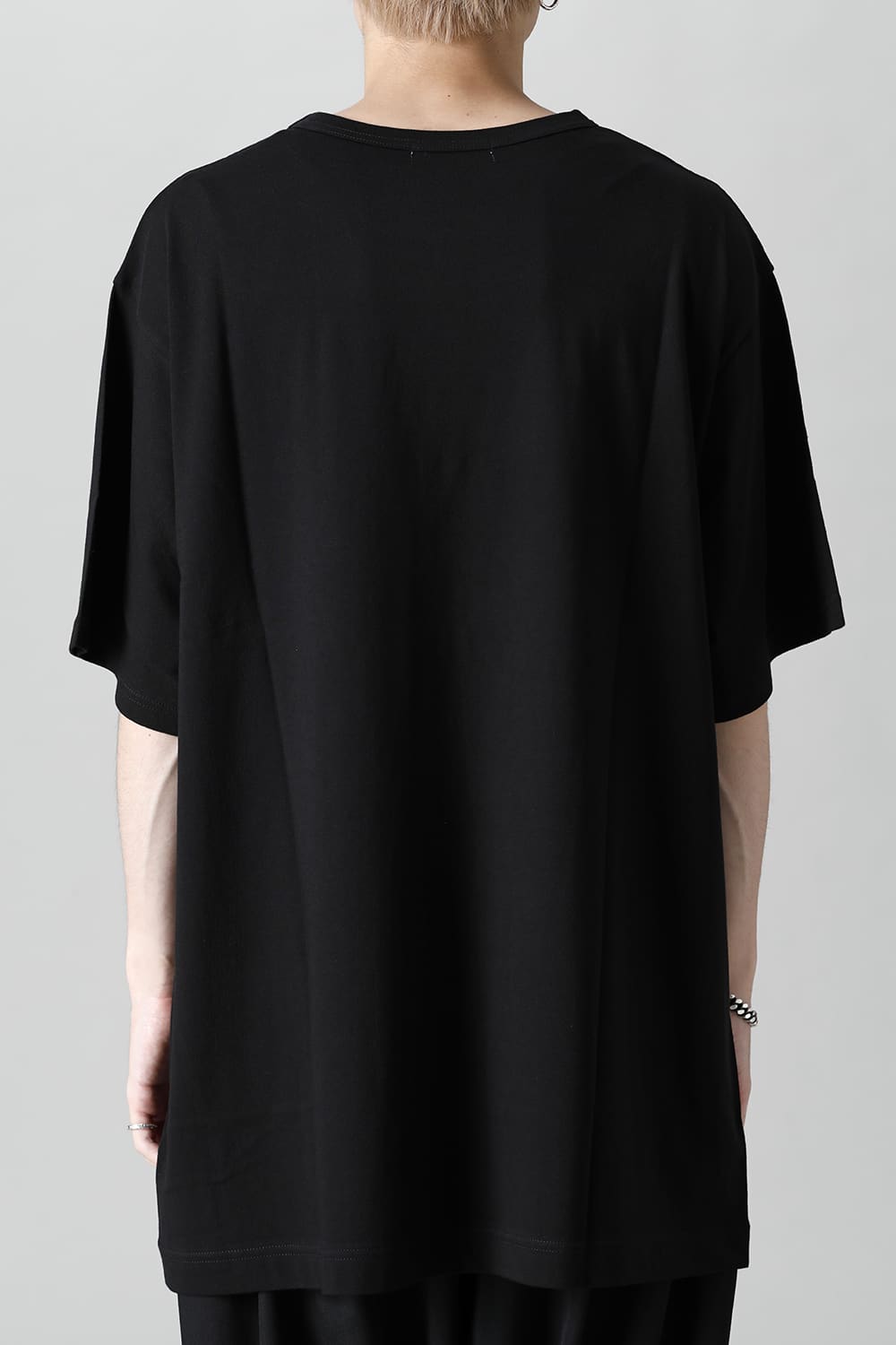 New Round neck Short sleeve T-shirt Black