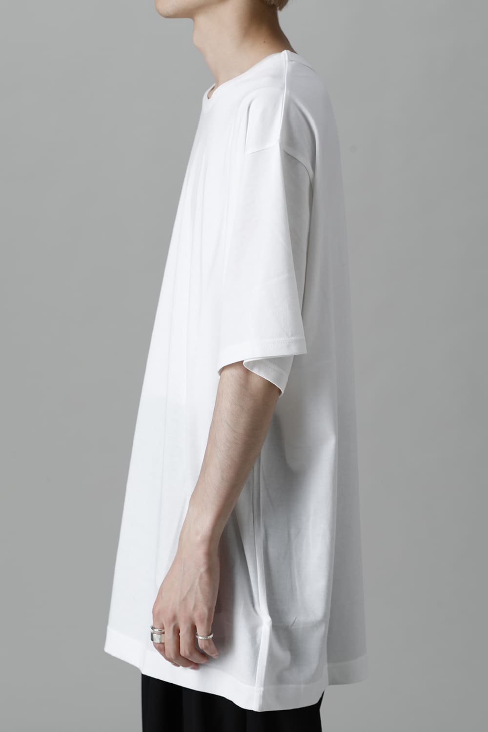 New Round neck Short sleeve T-shirt White