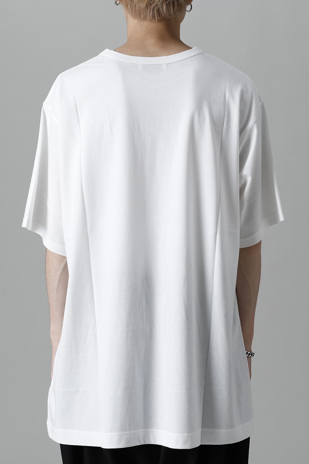 New Round neck Short sleeve T-shirt White