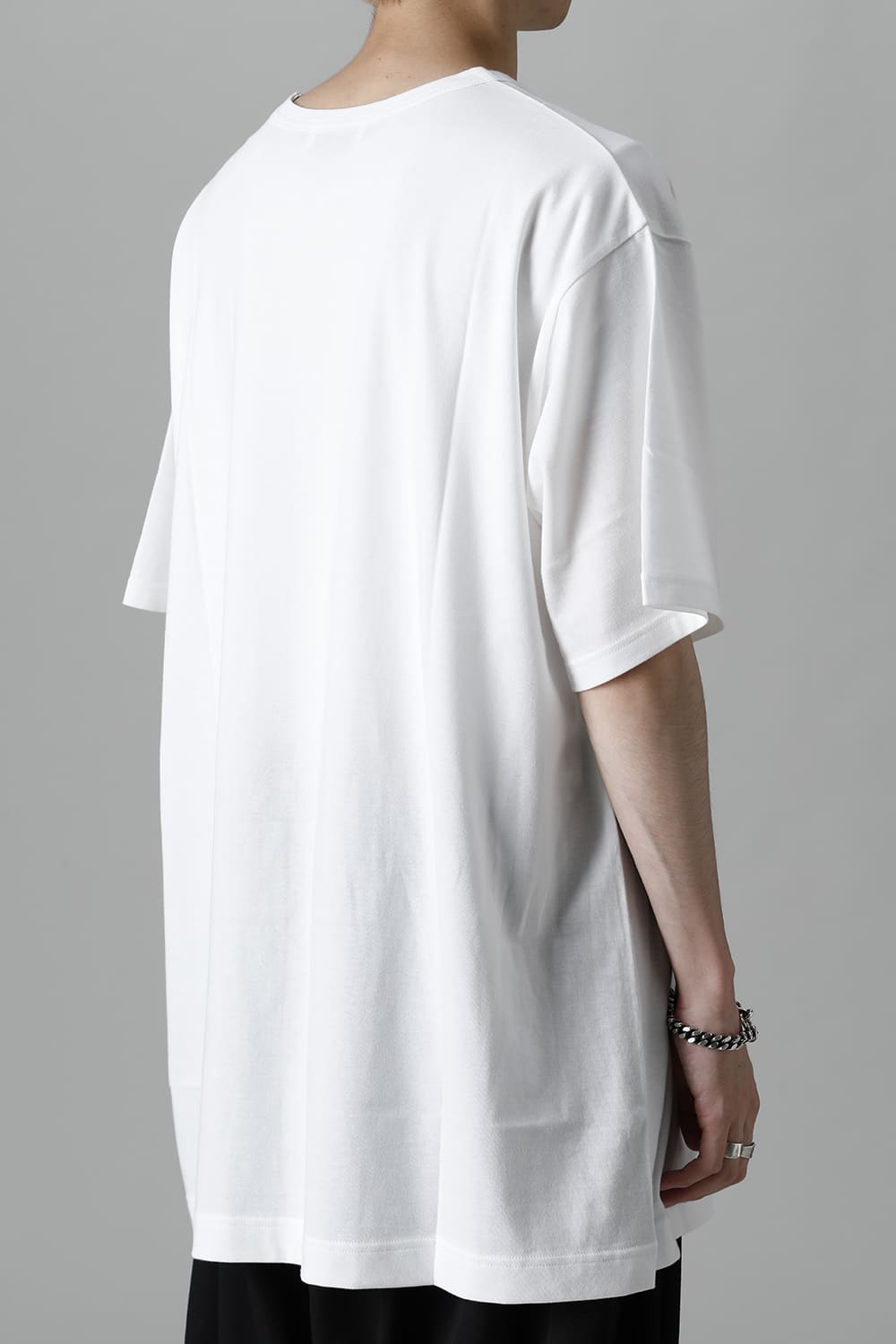 New Round neck Short sleeve T-shirt White