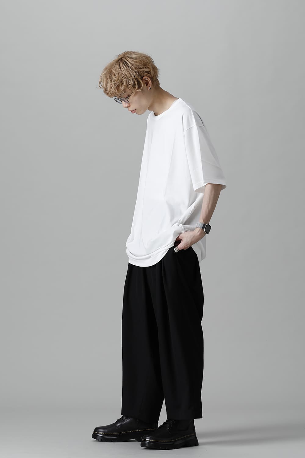 New Round neck Short sleeve T-shirt White
