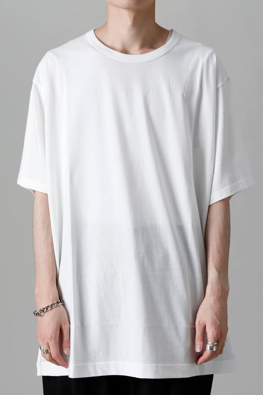 New Round neck Short sleeve T-shirt White