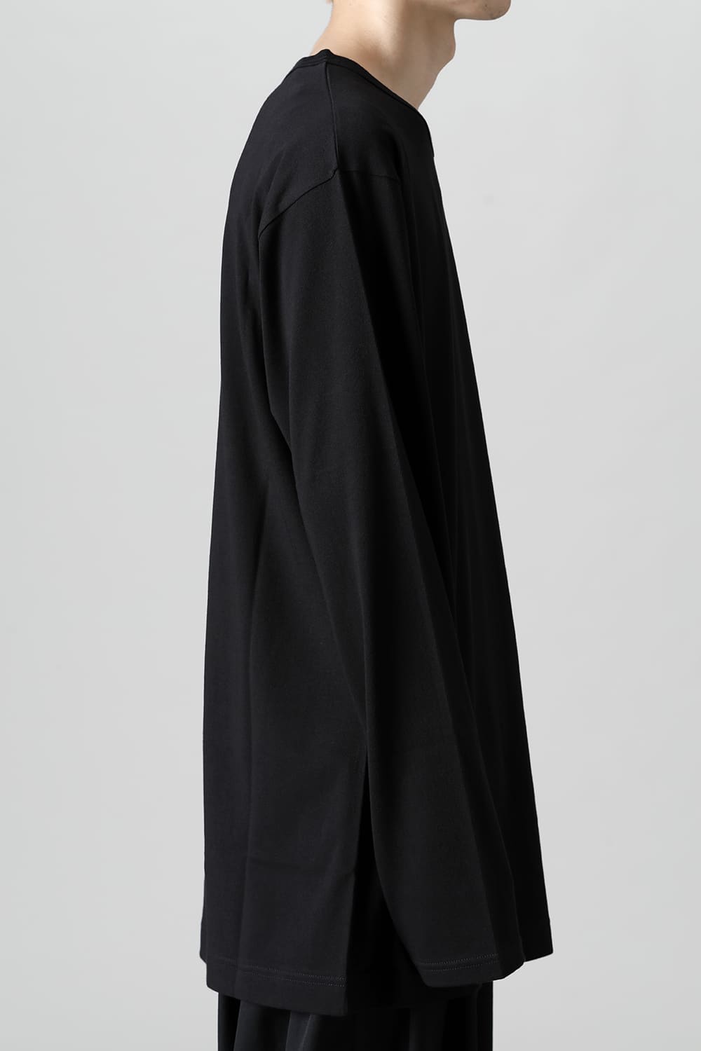 New Round neck Long sleeve T-shirt Black