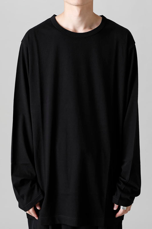 New Round neck Long sleeve T-shirt Black