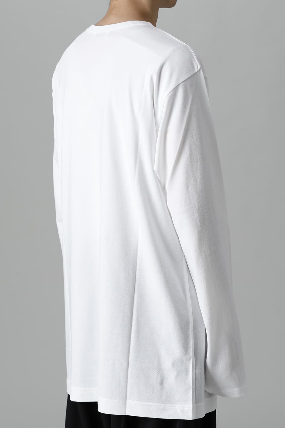 New Round neck Long sleeve T-shirt White
