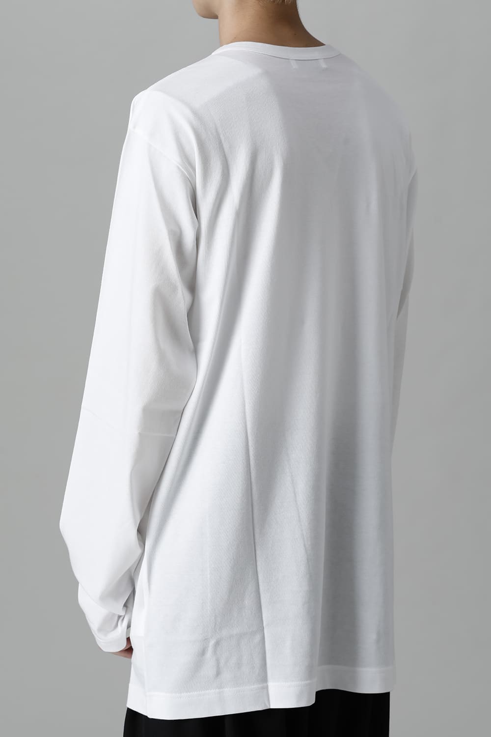 New Round neck Long sleeve T-shirt White