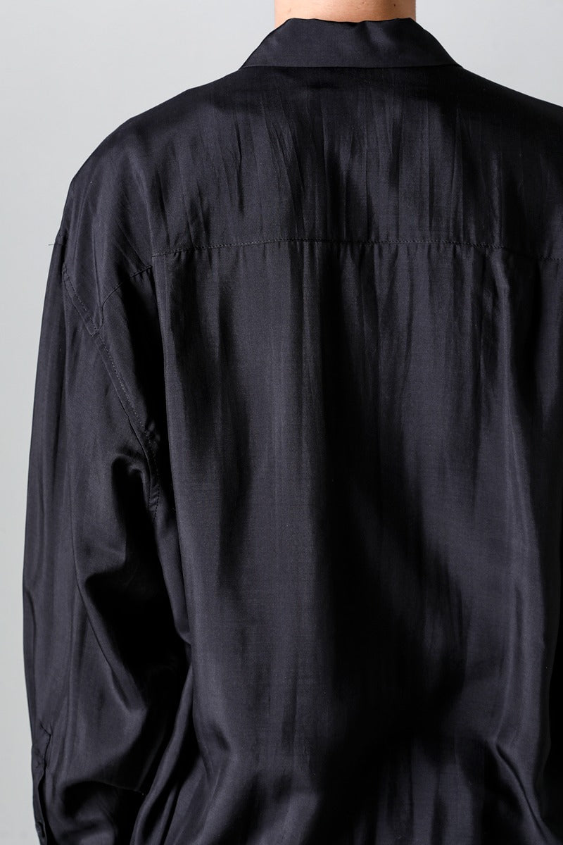 Fly Front Stand Blouse