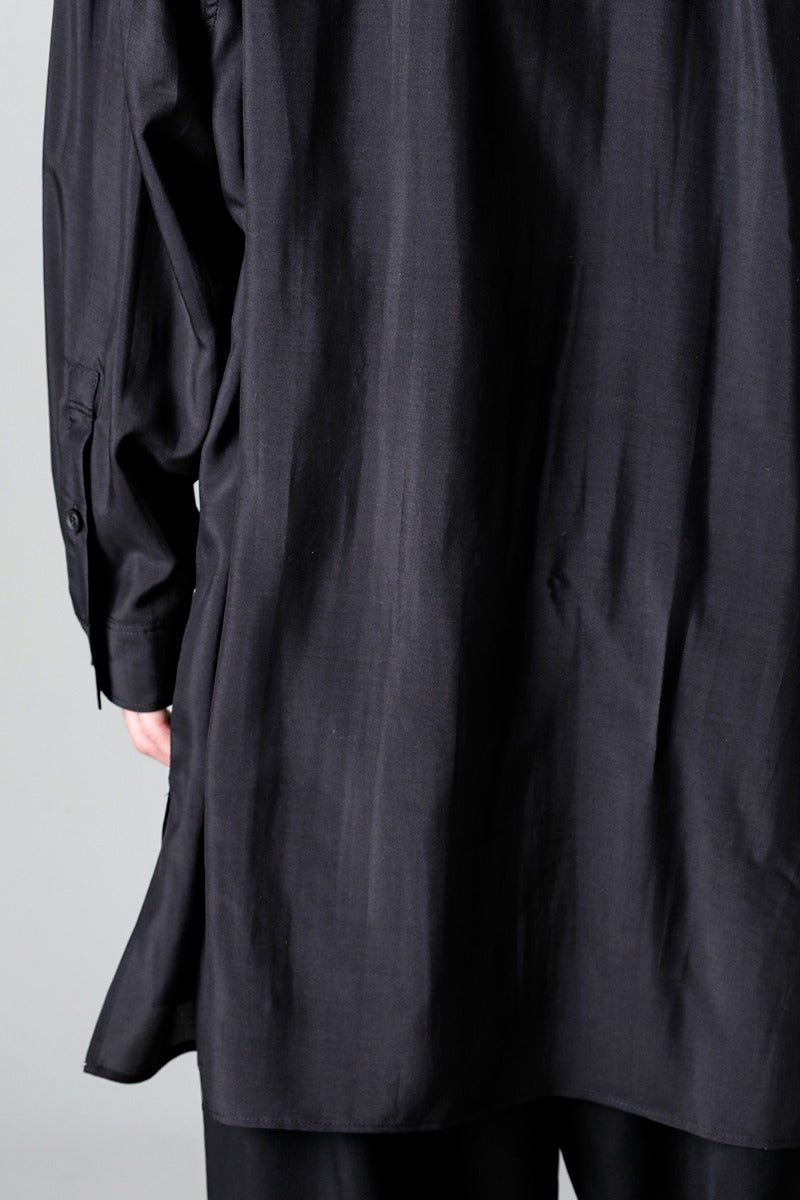 Fly Front Stand Blouse