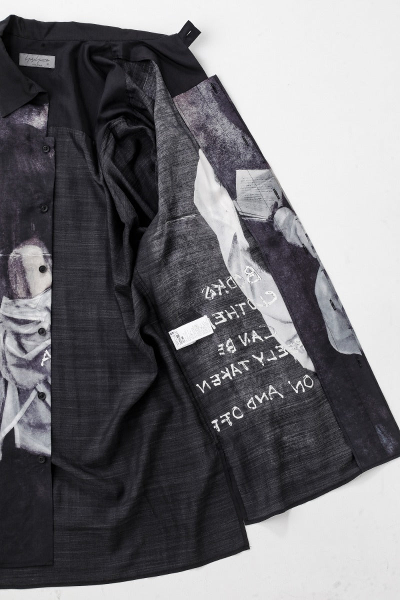 Fly Front Stand Blouse