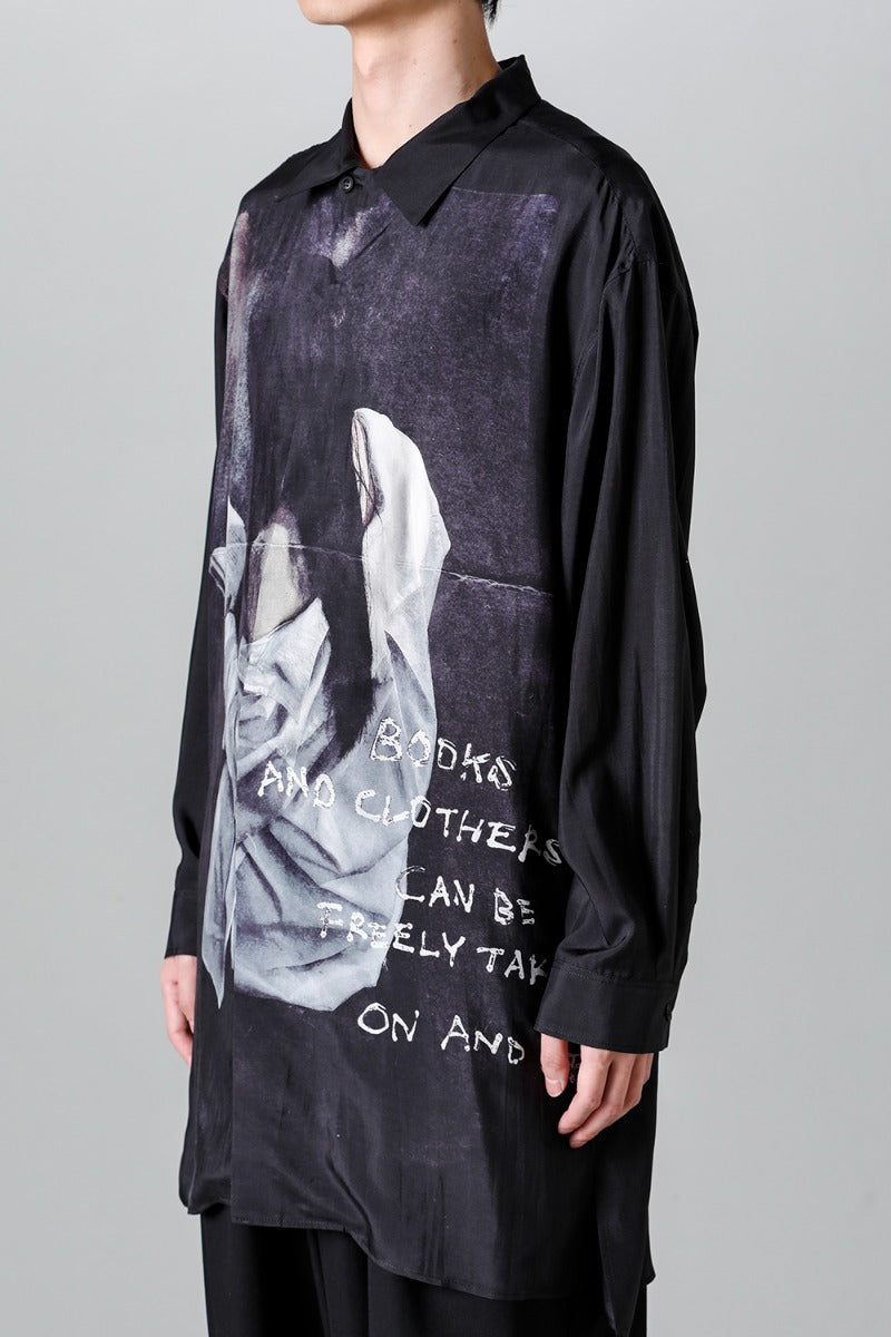 Fly Front Stand Blouse