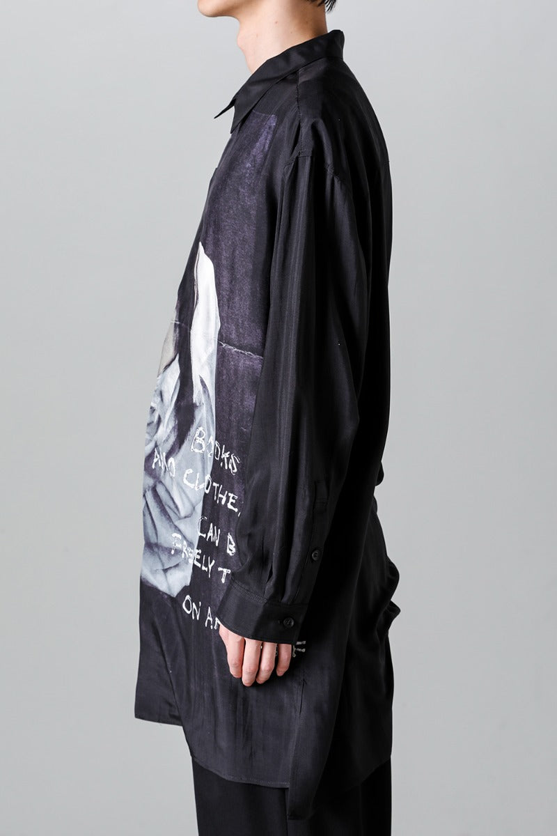 Fly Front Stand Blouse