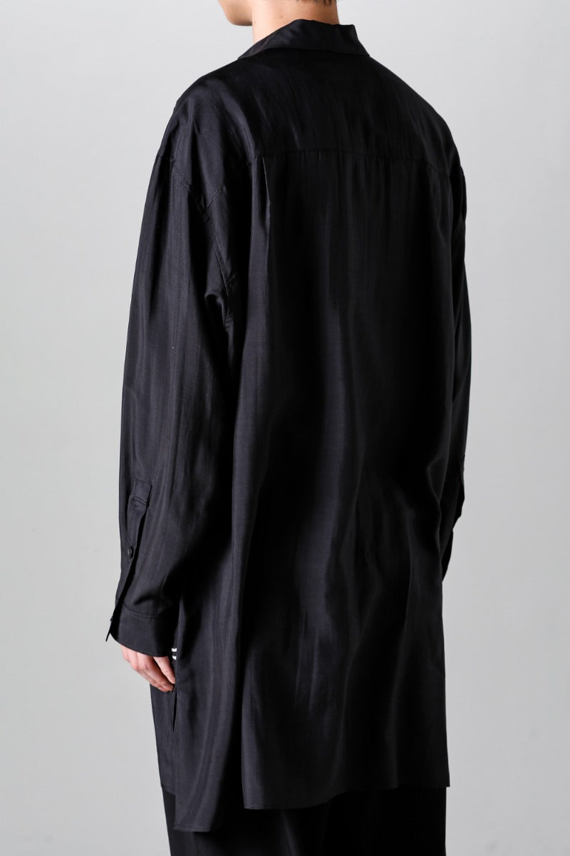 Fly Front Stand Blouse