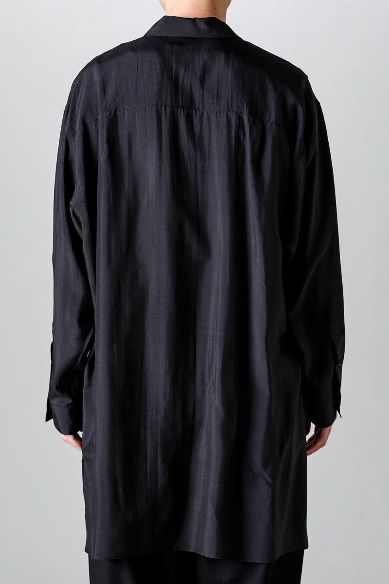 Fly Front Stand Blouse