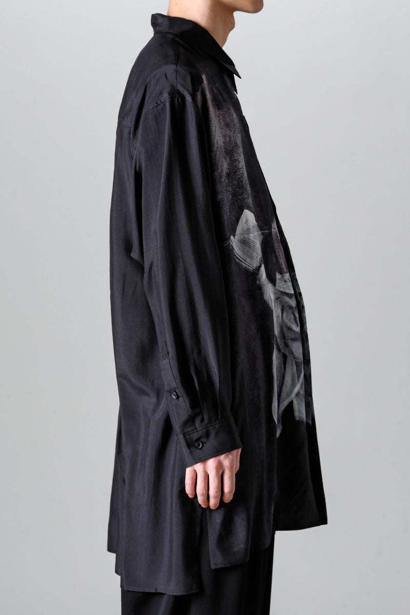 Fly Front Stand Blouse