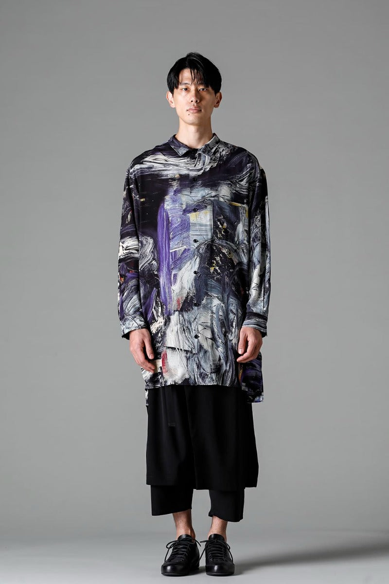 Asakura Pattern Dsgn Stand Shirt