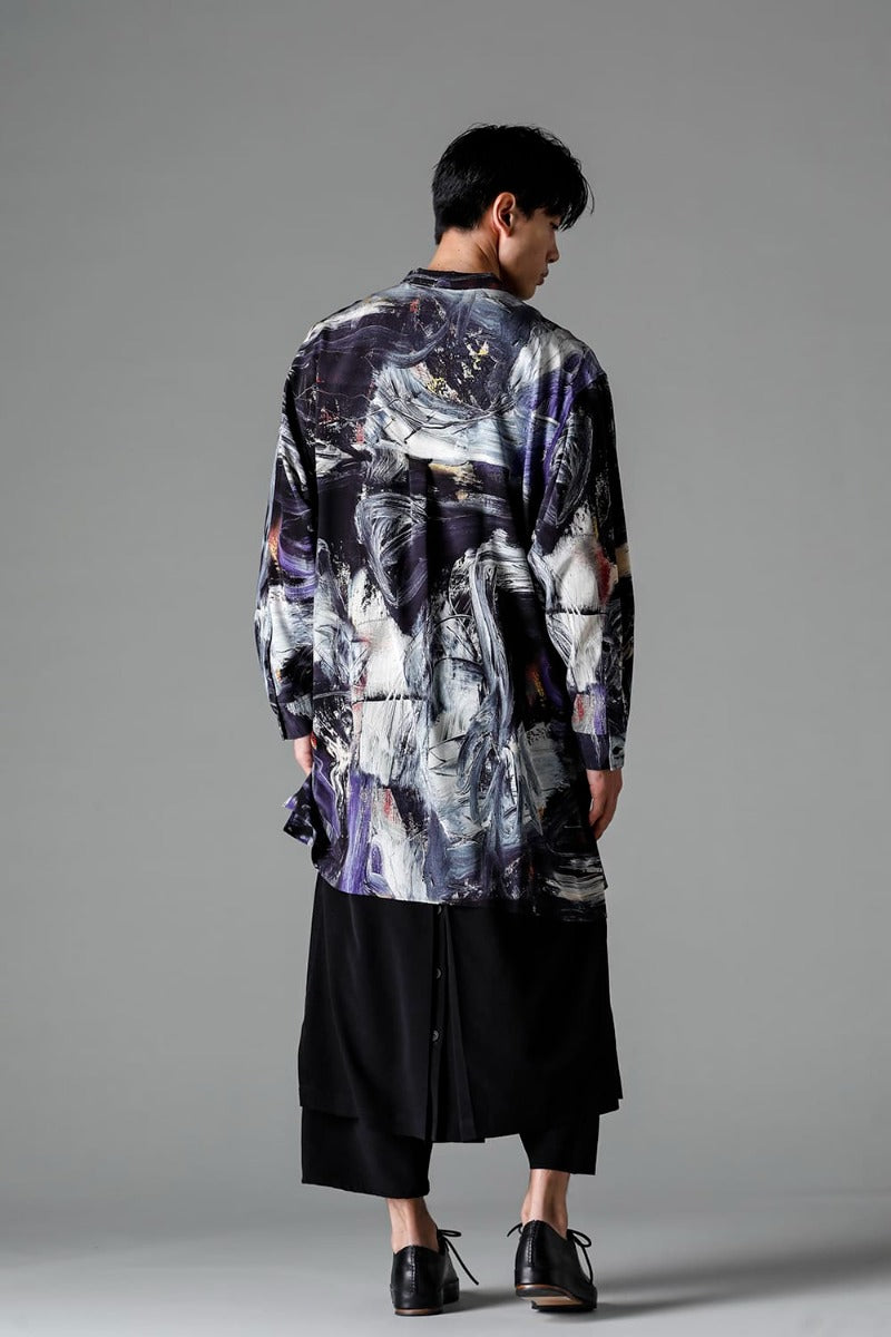 Asakura Pattern Dsgn Stand Shirt