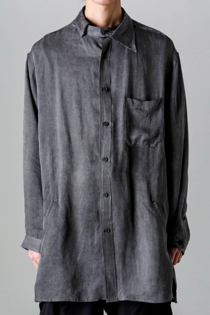 Asymmetry Spare Collar Blouse