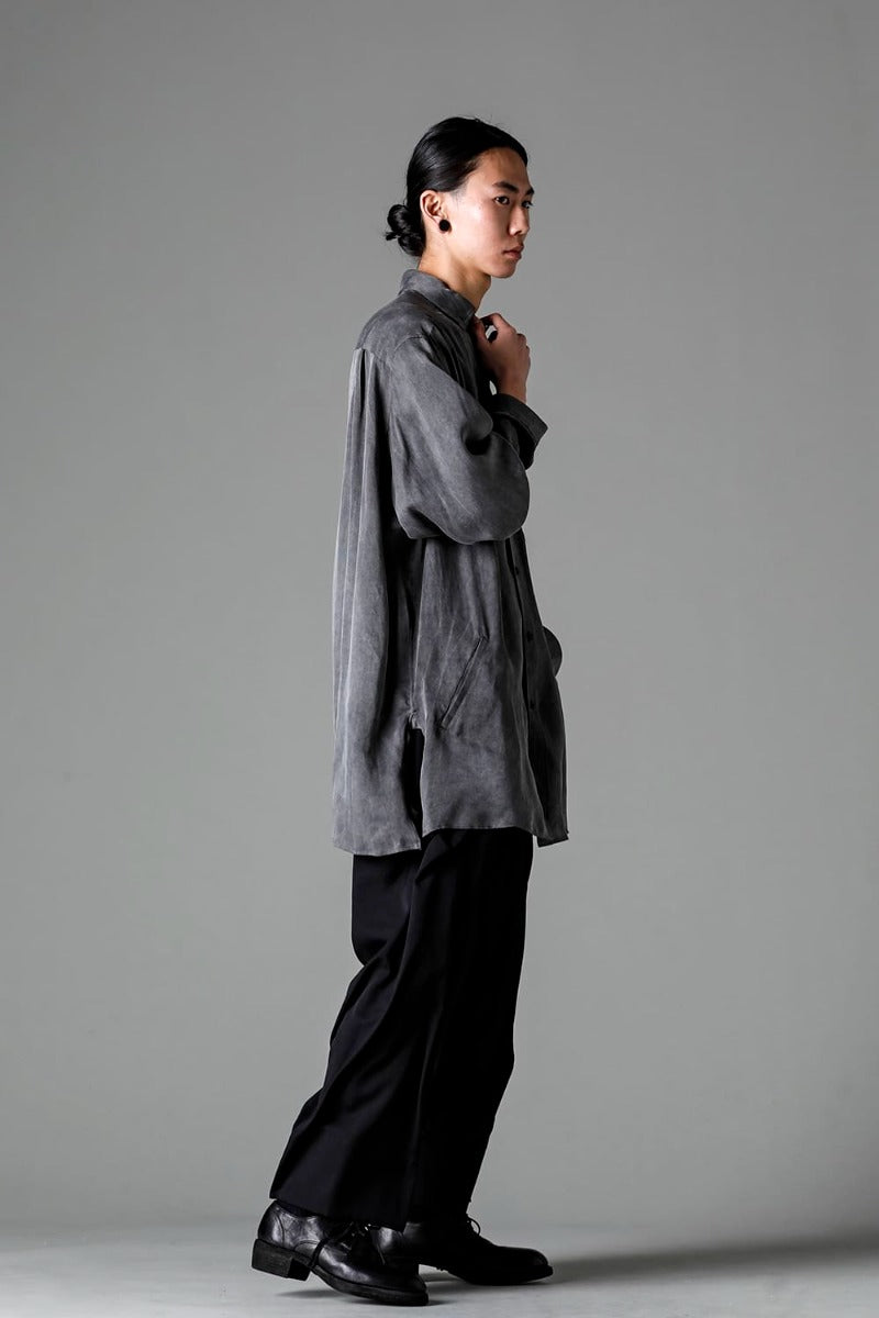 Asymmetry Spare Collar Blouse