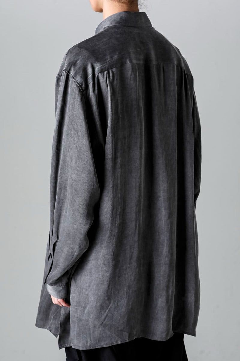 Asymmetry Spare Collar Blouse