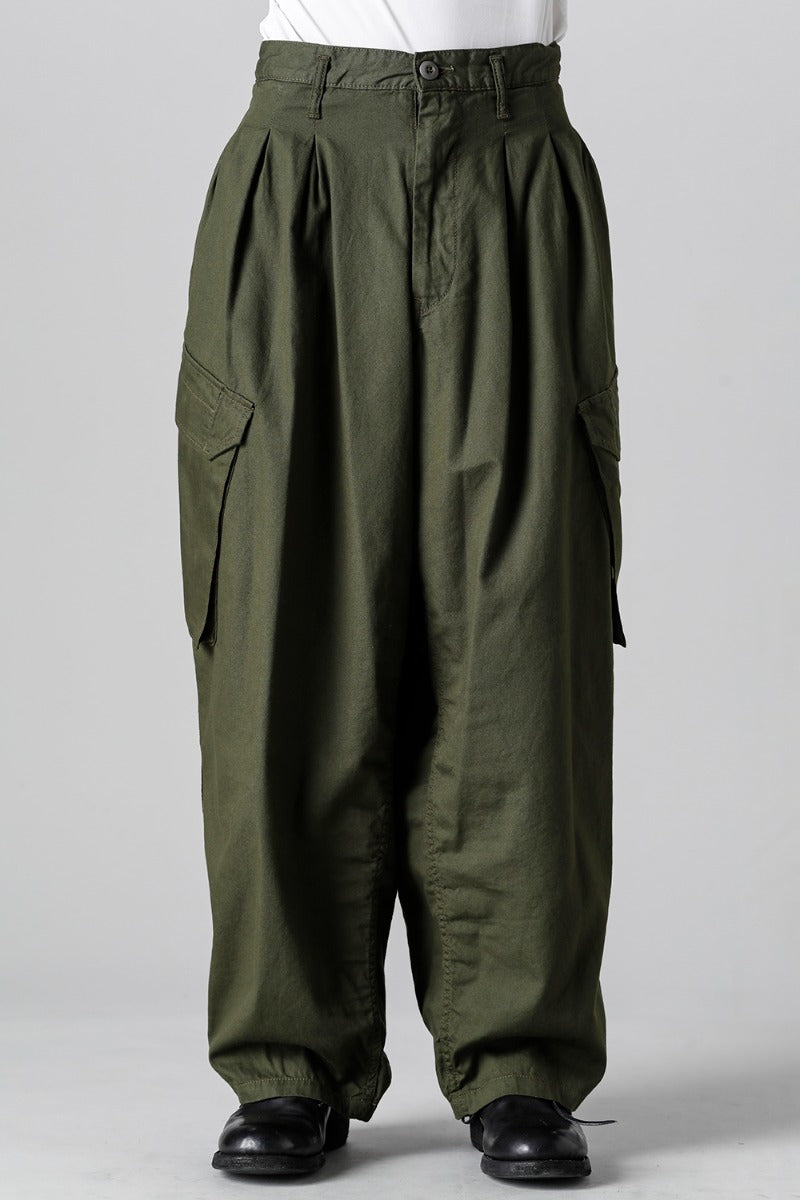 12 Tuck Work Pants  Khaki