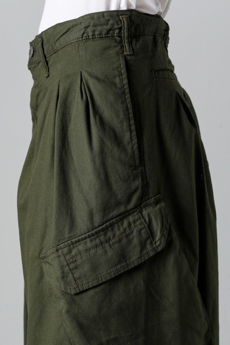 12 Tuck Work Pants  Khaki