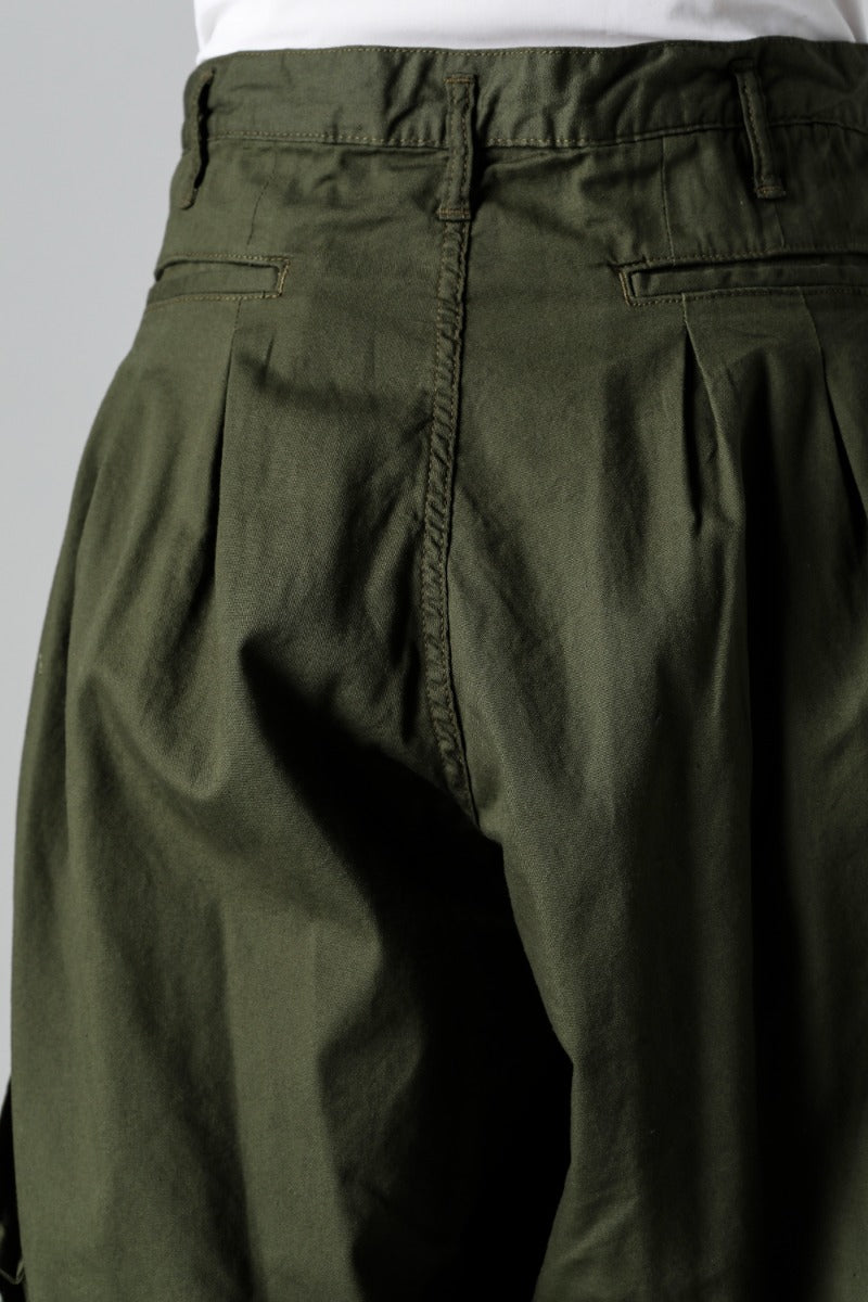 12 Tuck Work Pants  Khaki