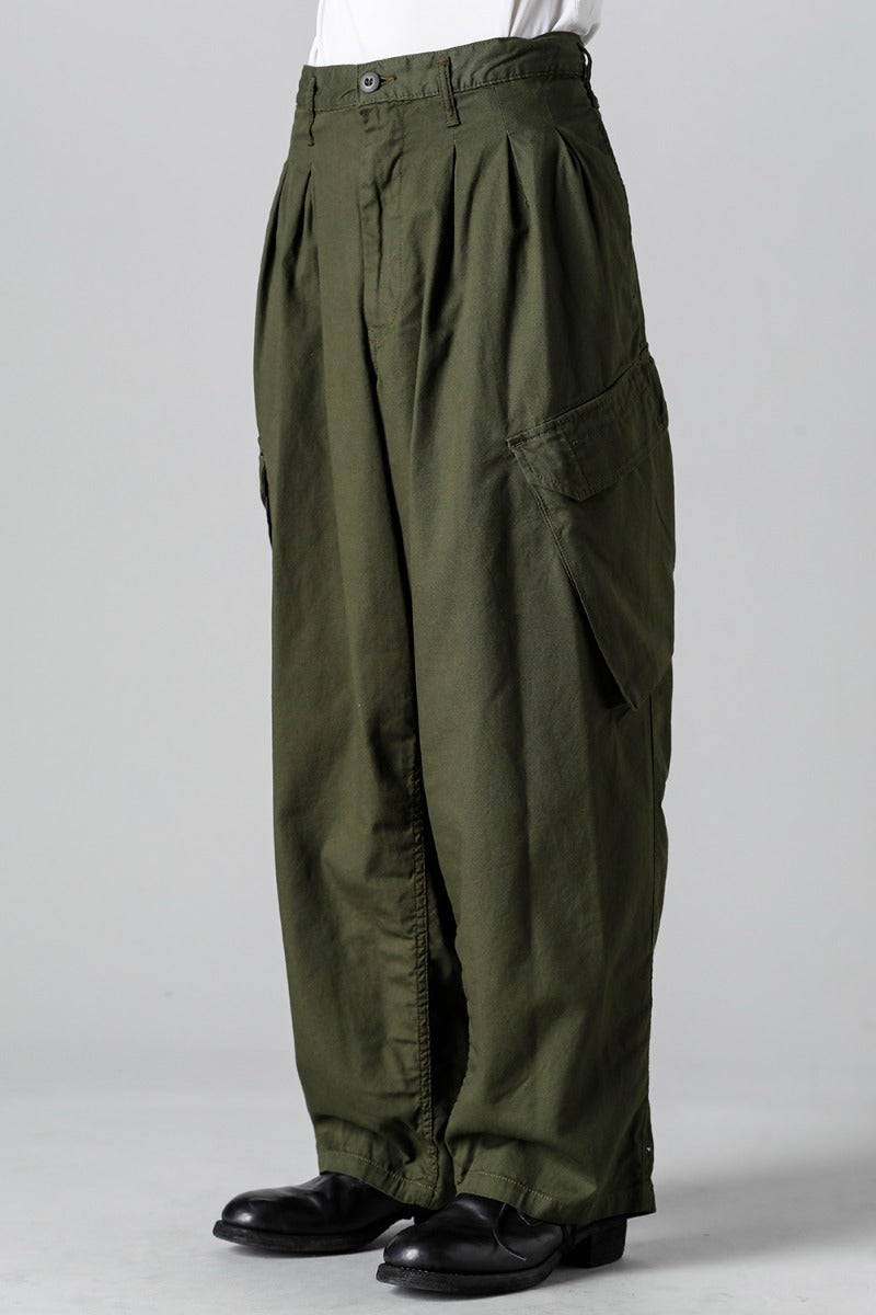 12 Tuck Work Pants  Khaki