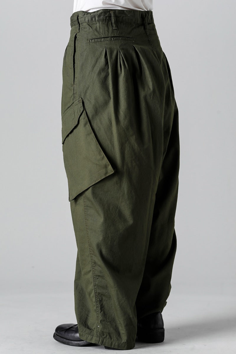 12 Tuck Work Pants  Khaki