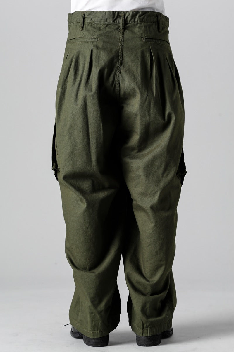 12 Tuck Work Pants  Khaki