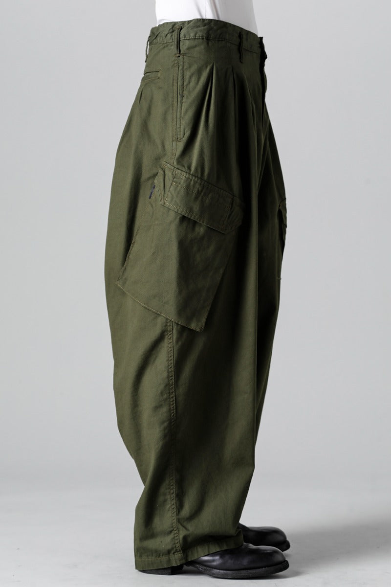 12 Tuck Work Pants  Khaki