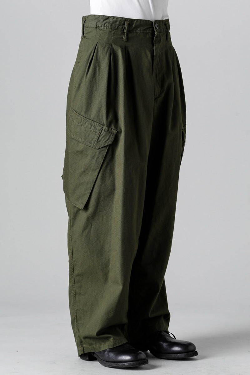 12 Tuck Work Pants  Khaki