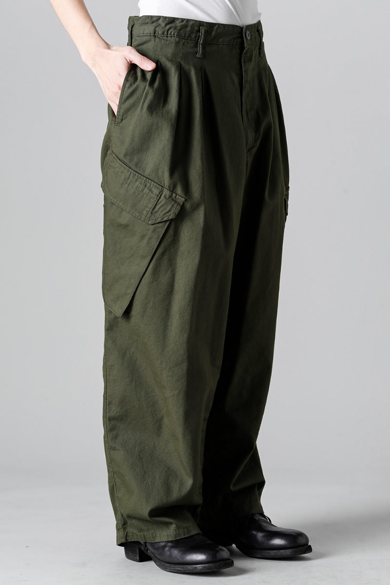 12 Tuck Work Pants  Khaki