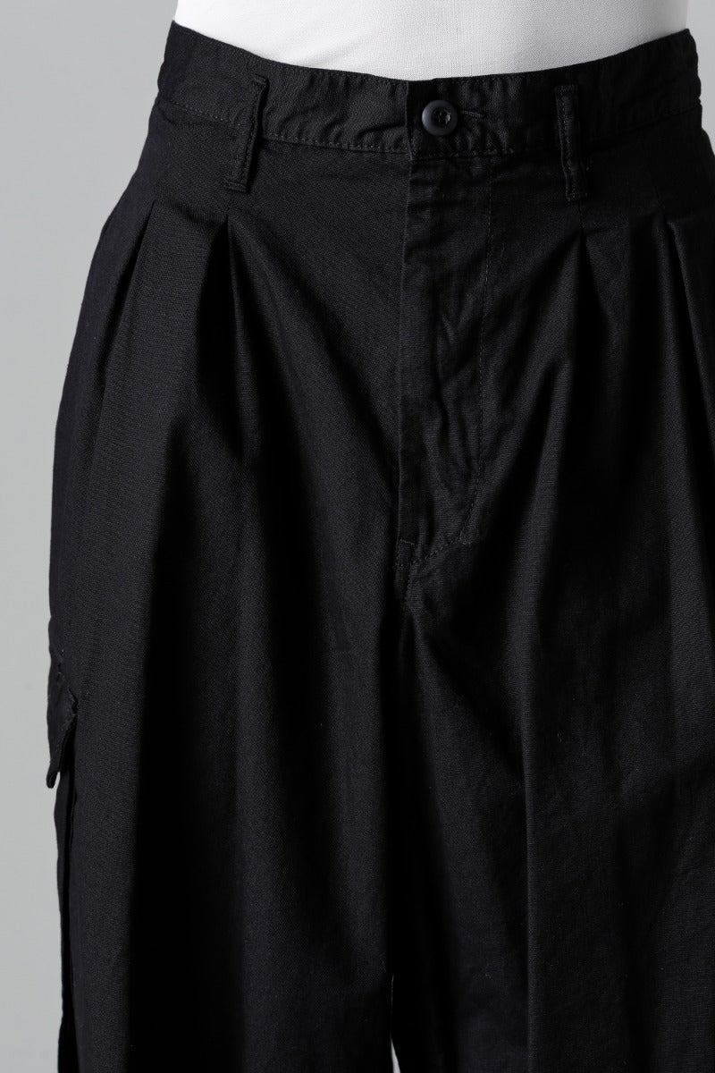 12 Tuck Work Pants  Black