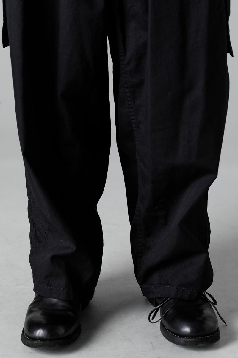 12 Tuck Work Pants  Black